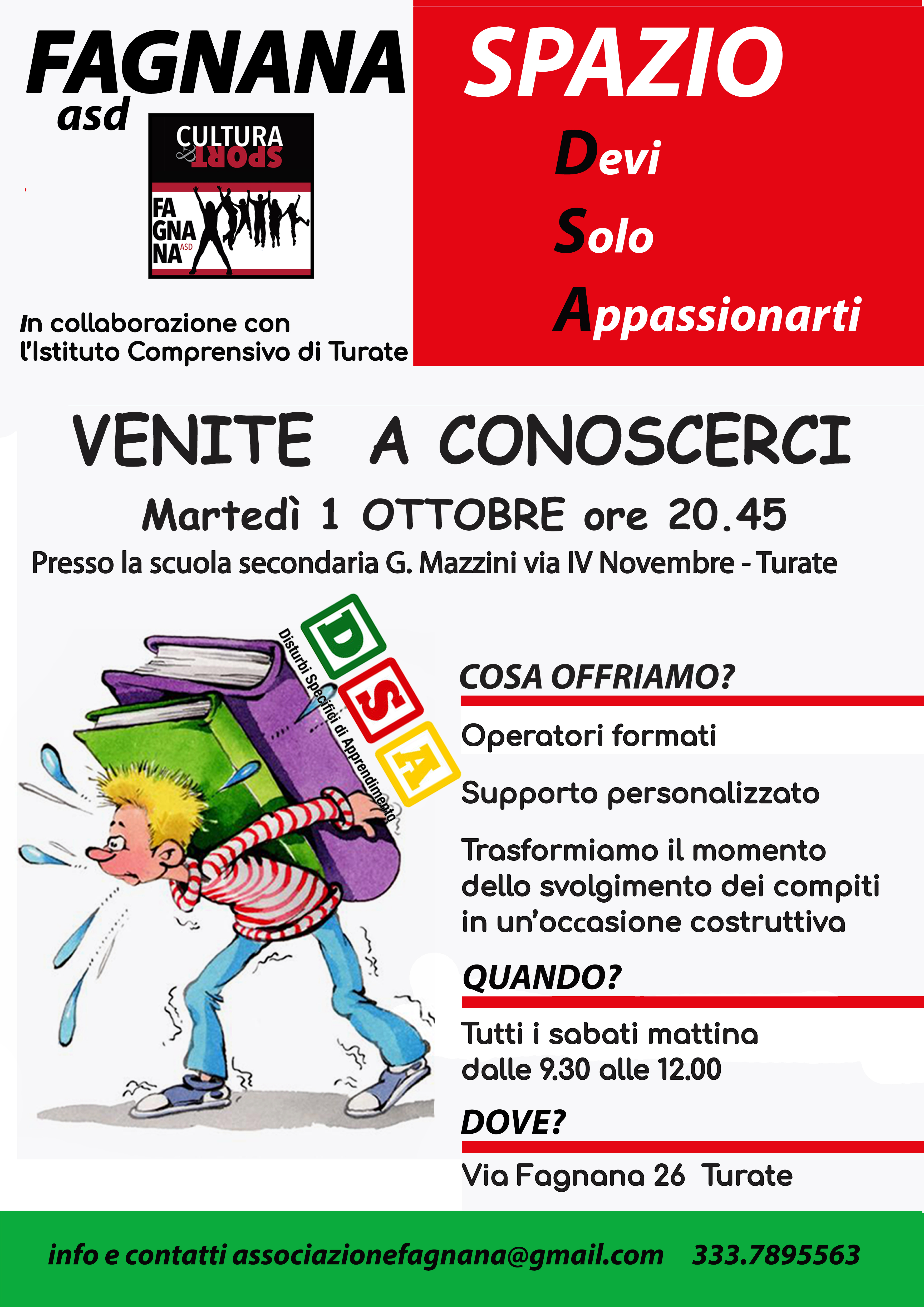 Volantino sportello dsa